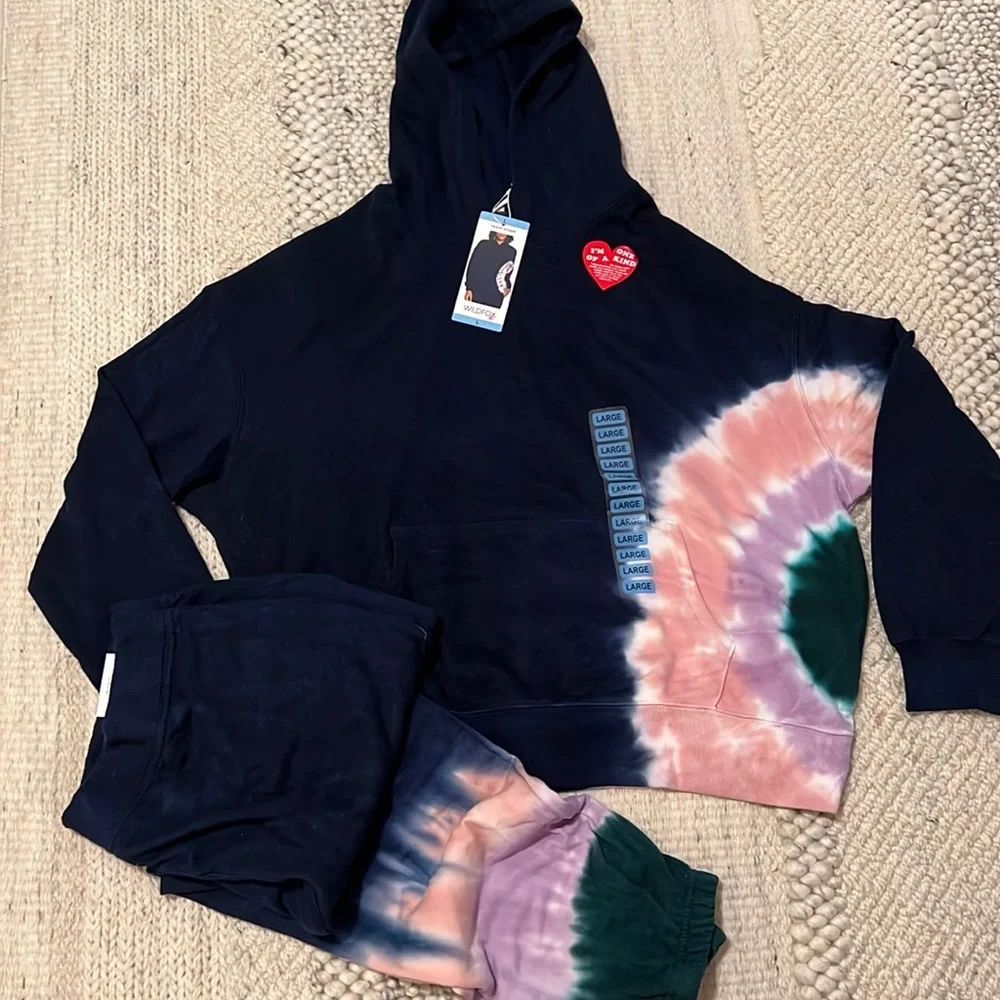 NWT WILDFOX TIE-DIE MATCHING SET - Picture 2 of 5